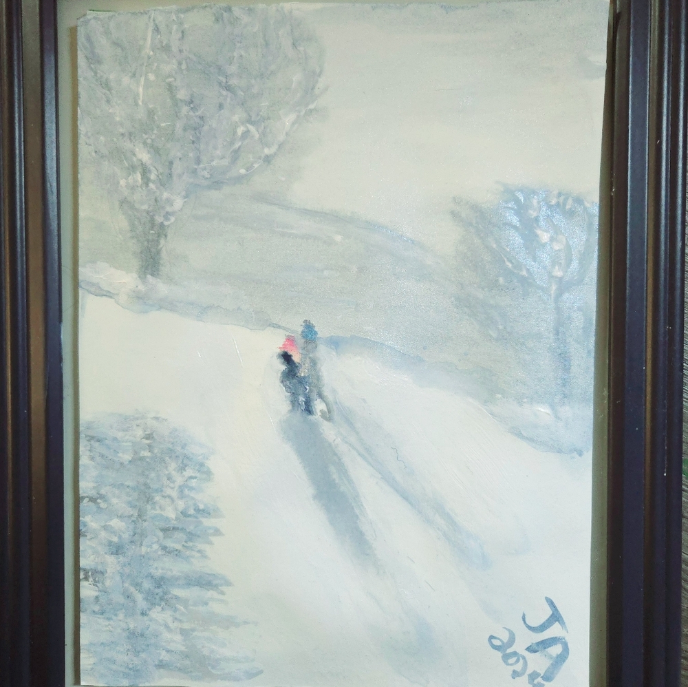 Winter painting